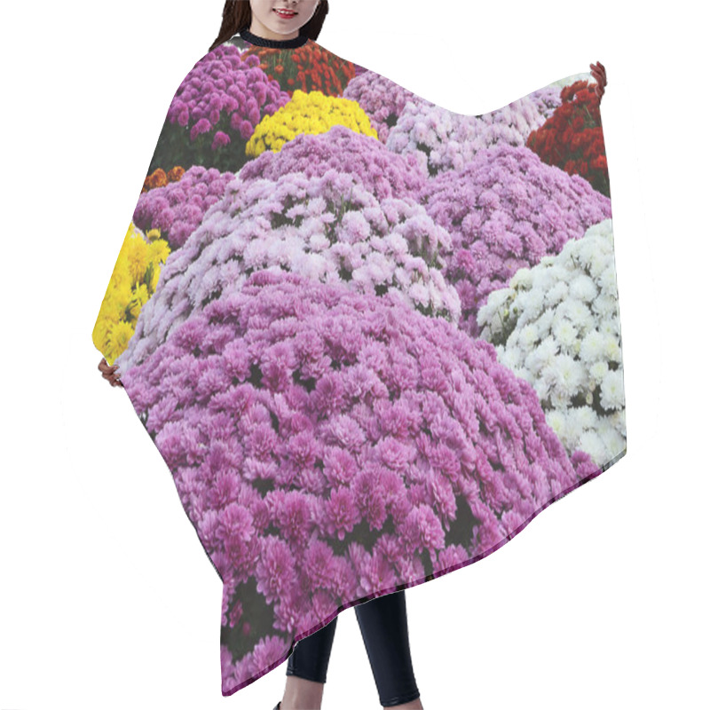 Personality  Chrysanthemum Flowers Hair Cutting Cape