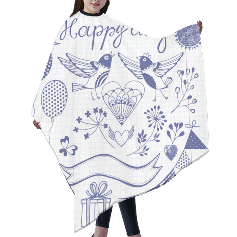 Personality  Happy Easter Card. Hair Cutting Cape