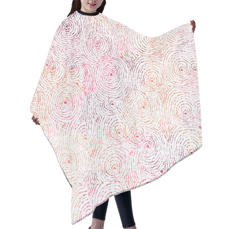 Personality  Geometry Modern Repeat Pattern With Textures Hair Cutting Cape