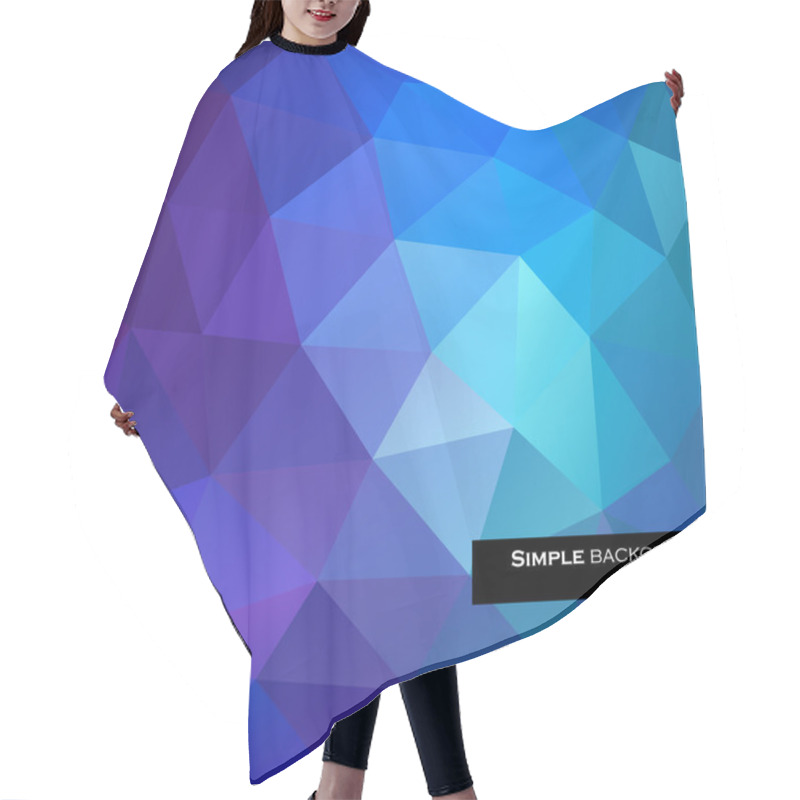 Personality  Abstract Geometric Background Hair Cutting Cape