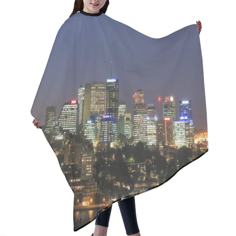 Personality  North Sydney Downtown Cityscape Sydney Australia Hair Cutting Cape