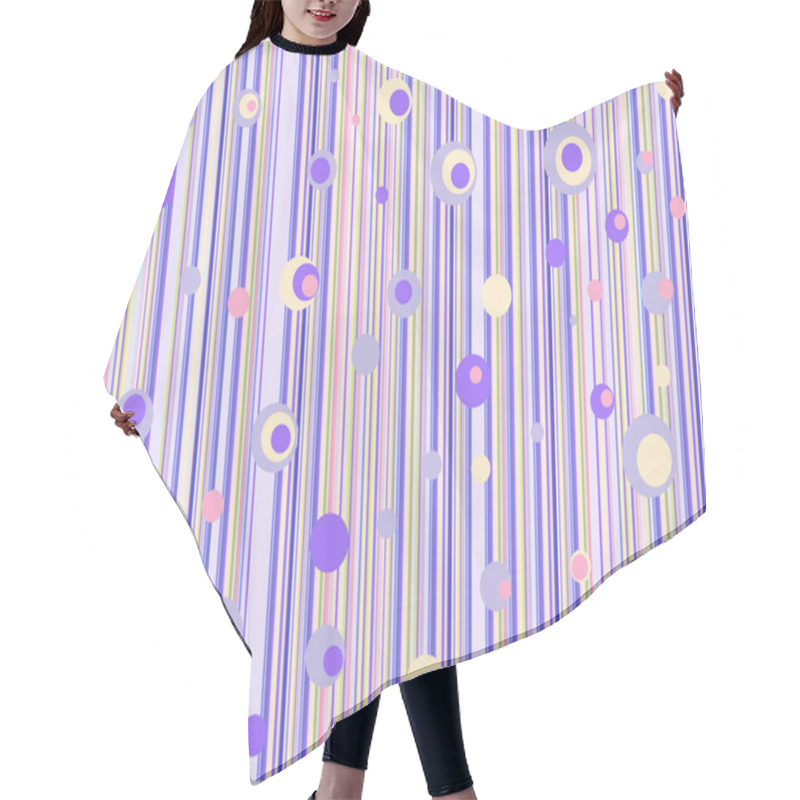 Personality  Pink-violet Gentle Retro Background Hair Cutting Cape