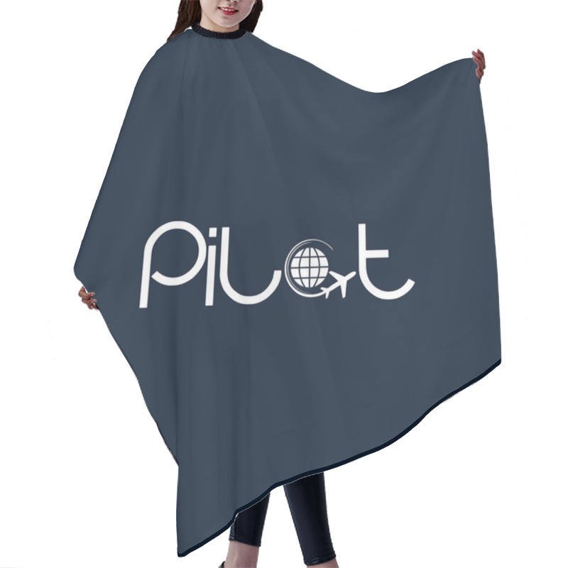 Personality   Pilot Travel Company Logo: The Pilot Travel Company Logo Represents Exploration, Reliability, And Adventure, Designed To Capture The Spirit Of Travel And Movement. It's Perfect For Travel Agencies, Transportation Services, And Logistics Companies. Hair Cutting Cape