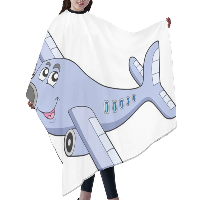 Personality  Cartoon Airplane Hair Cutting Cape