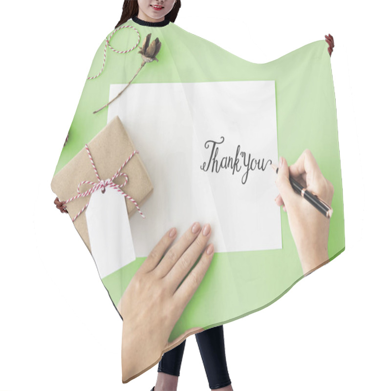 Personality  Thank You And Gift Concept Hair Cutting Cape