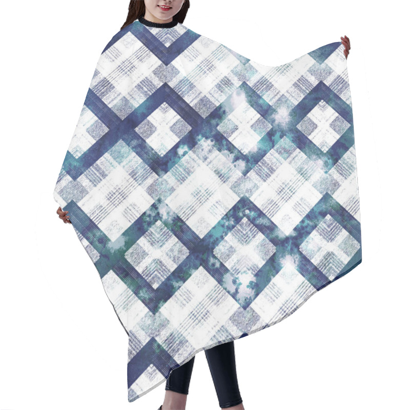 Personality  Geometry Texture Repeat Creative Modern Pattern Hair Cutting Cape