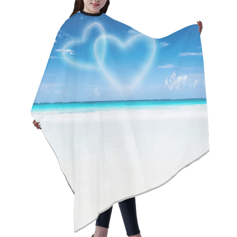 Personality  Romantic Beach Resort Hair Cutting Cape