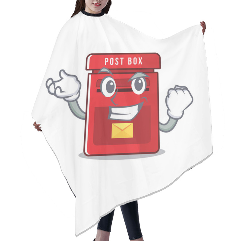 Personality  Mailbox Clings Successful To Cute Cartoon Wall Hair Cutting Cape