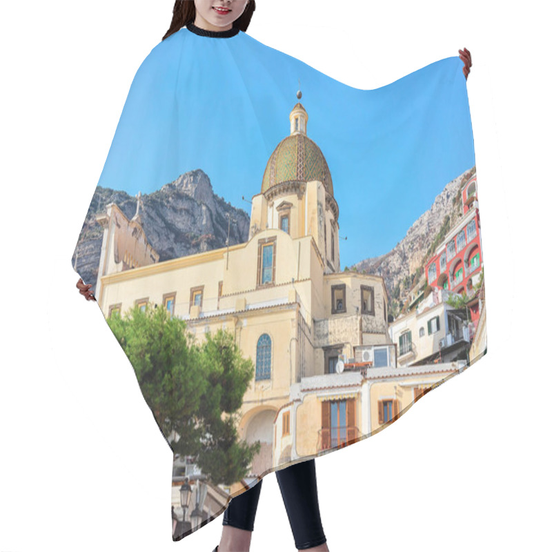 Personality  Dome Of Church Of Santa Maria Assunta At Positano Hair Cutting Cape