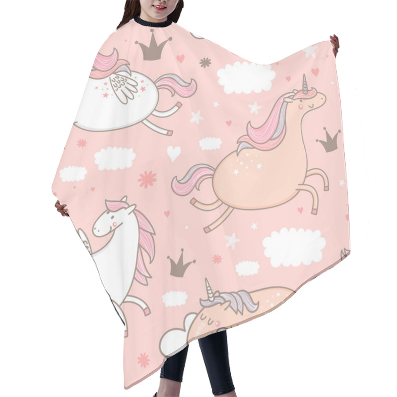 Personality  Cute Seamless Pattern  Hair Cutting Cape