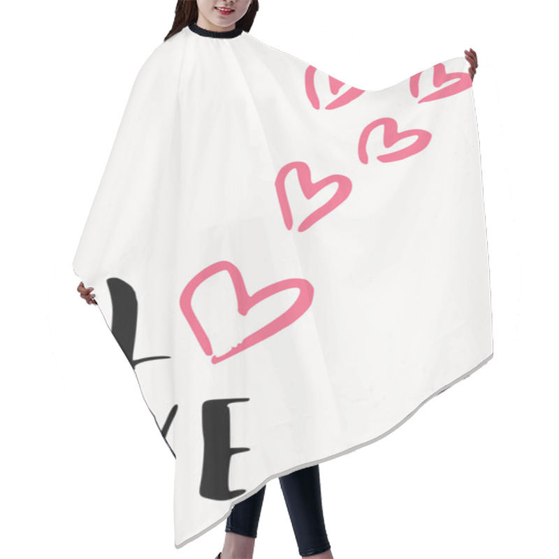 Personality  Valentine's Day Card Hair Cutting Cape