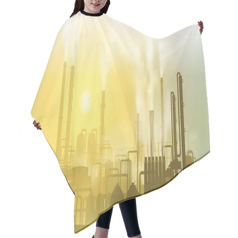 Personality  Industrial Plant Hair Cutting Cape