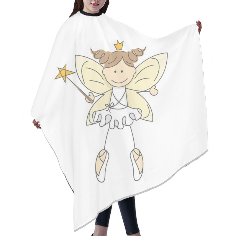 Personality  Little Fairy. Hair Cutting Cape