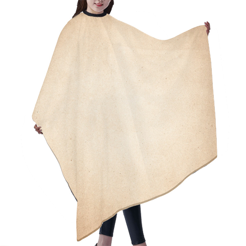 Personality  Brown Leather Texture Hair Cutting Cape