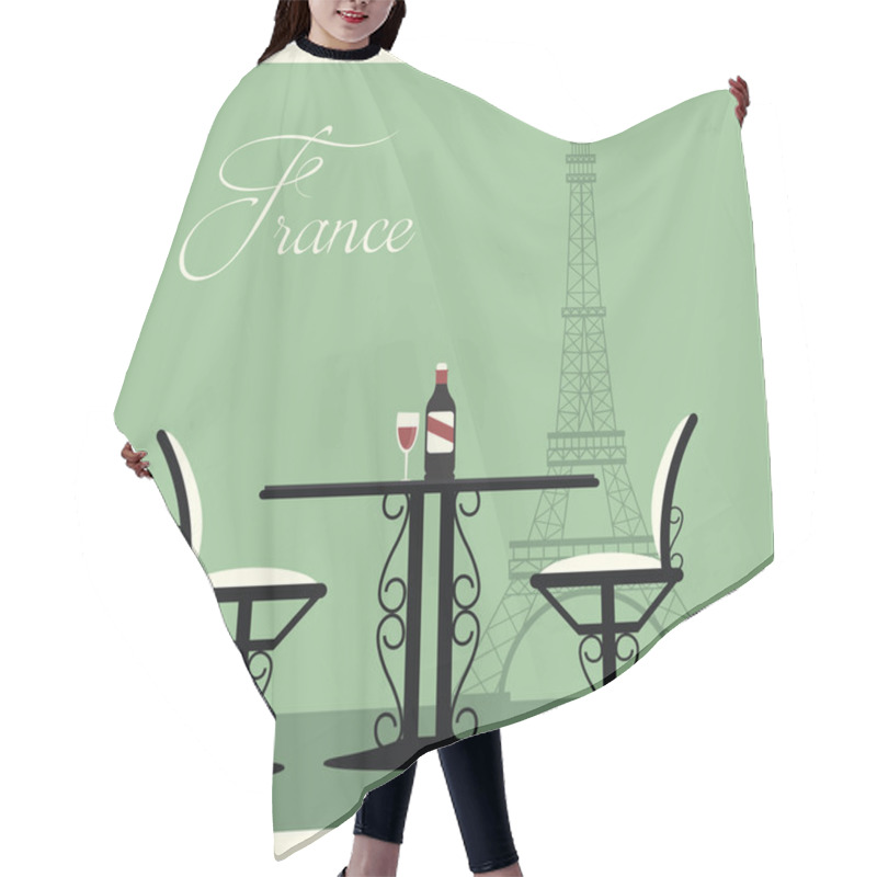 Personality  France Culture Design Hair Cutting Cape