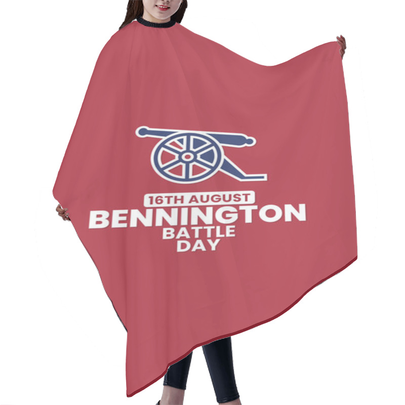 Personality  Bennington Battle Day, August 16, suitable for social media post, card greeting, banner, template design, print, suitable for event, website, vector illustration. Stories, Story. hair cutting cape