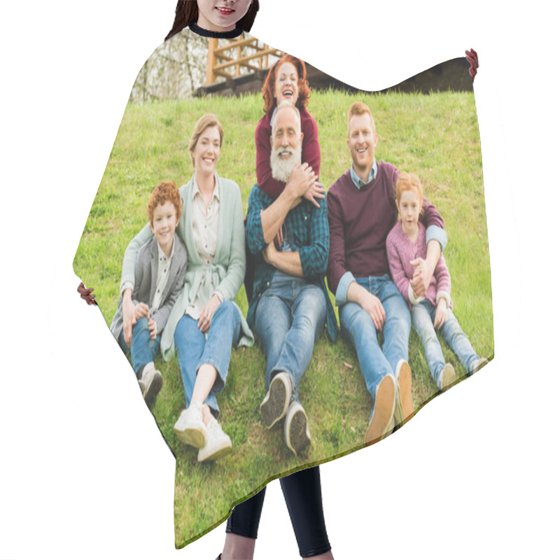 Personality  Happy Family Hair Cutting Cape