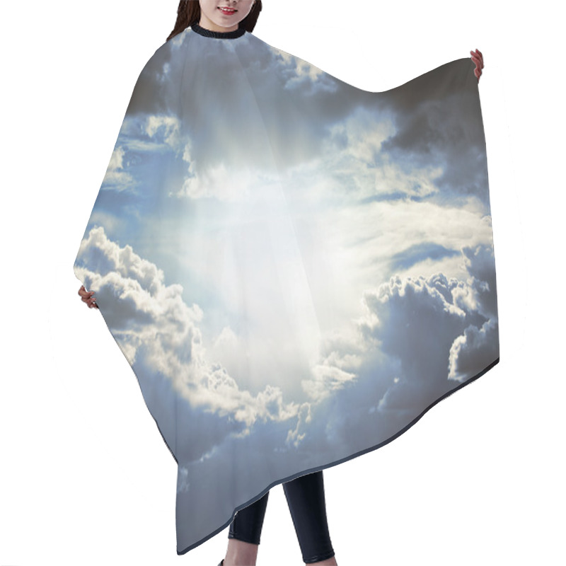 Personality  Dramatic Skies And Rays Of Light Hair Cutting Cape