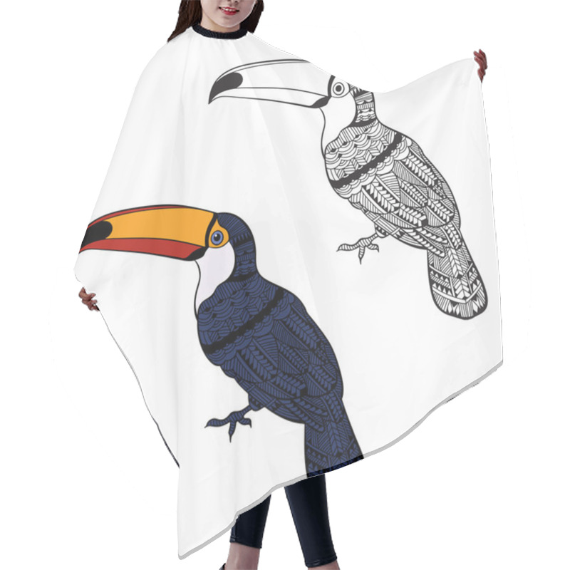 Personality  Set Of Toucan Birds Hair Cutting Cape