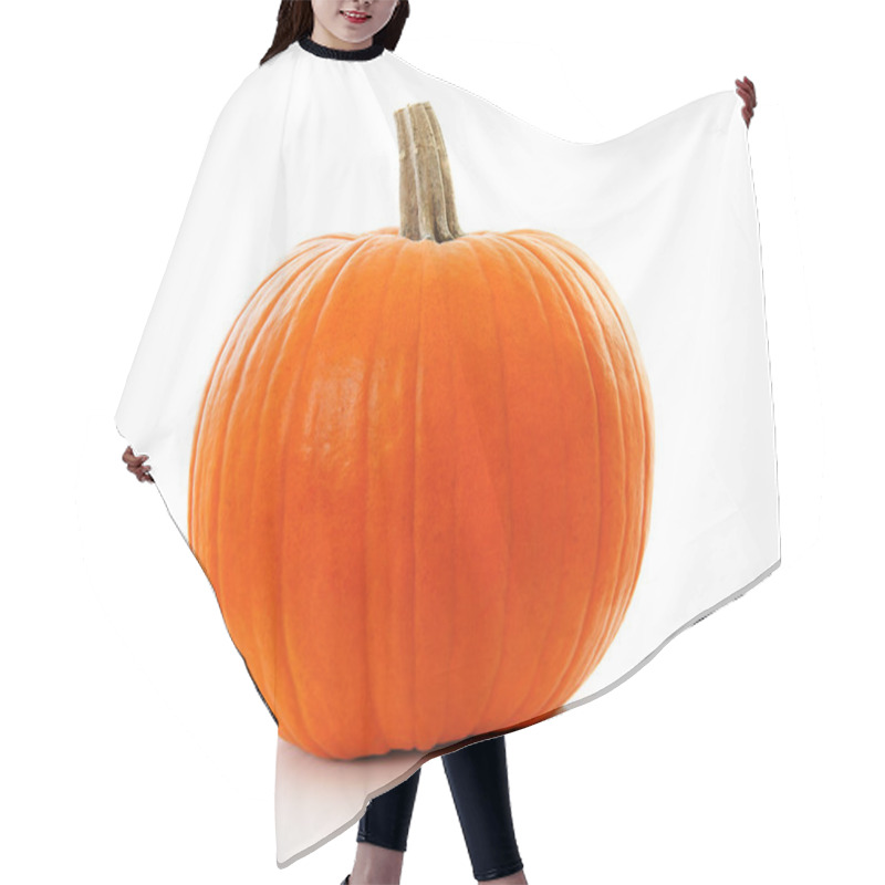 Personality  Big Orange Pumpkin Hair Cutting Cape