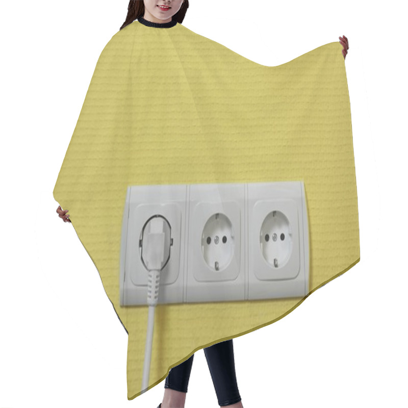 Personality  Electric Sockets Hair Cutting Cape