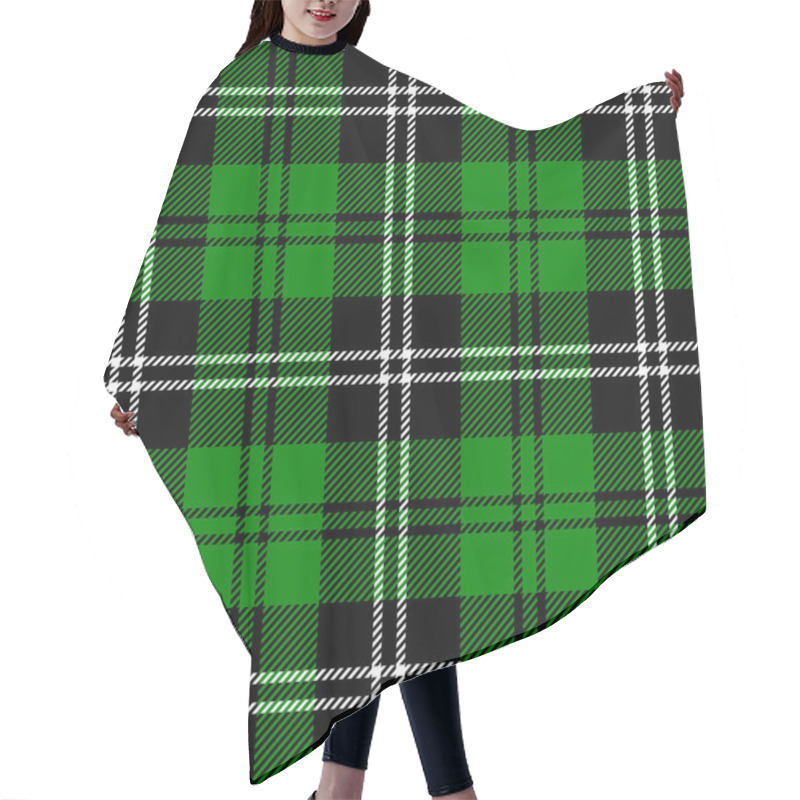 Personality  Tartan Plaid. Pattern Scottish Cage Hair Cutting Cape