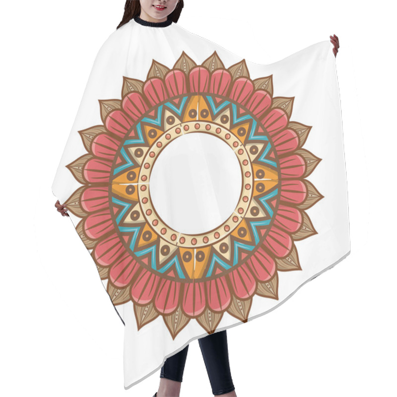 Personality  Mandala Art Decorative Icon Hair Cutting Cape