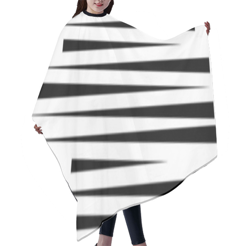 Personality  Random Line Shapes Abstract Geometric Design Element Hair Cutting Cape