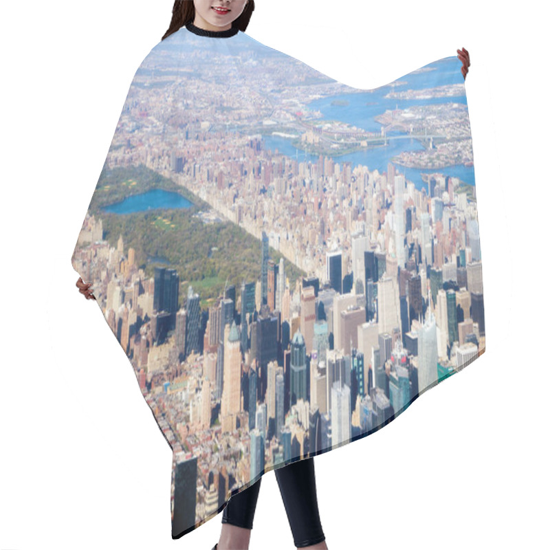 Personality  New York City Skyline With Skyscrapers And Buildings Hair Cutting Cape