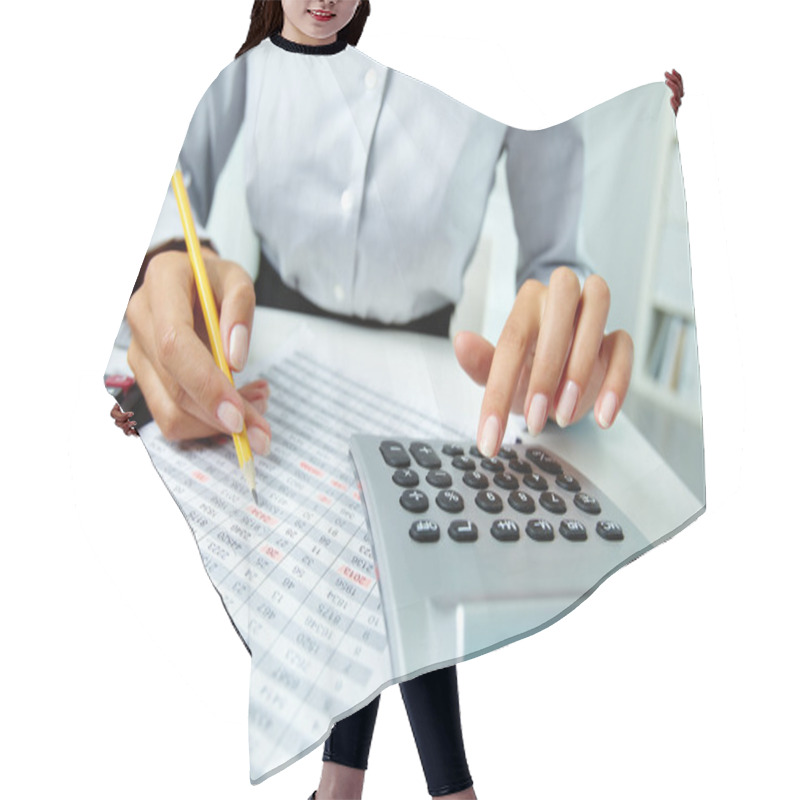 Personality  Working With Documents Hair Cutting Cape