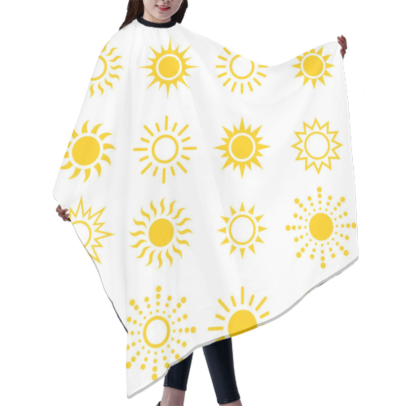 Personality  Vector Modern Sun Set Sunshine Hair Cutting Cape