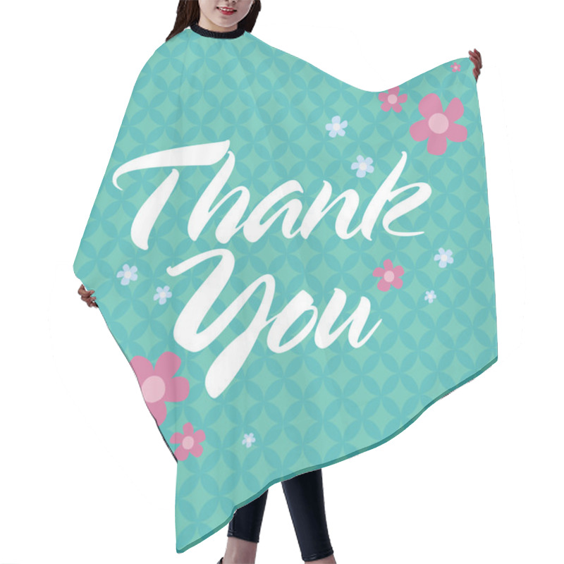 Personality  Thank You Card Hair Cutting Cape