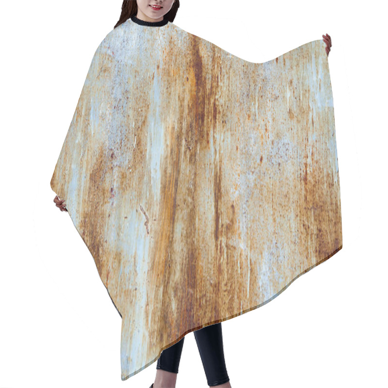 Personality  Metallic Background. Metal Texture. Abstract Pattern. Iron Background Hair Cutting Cape