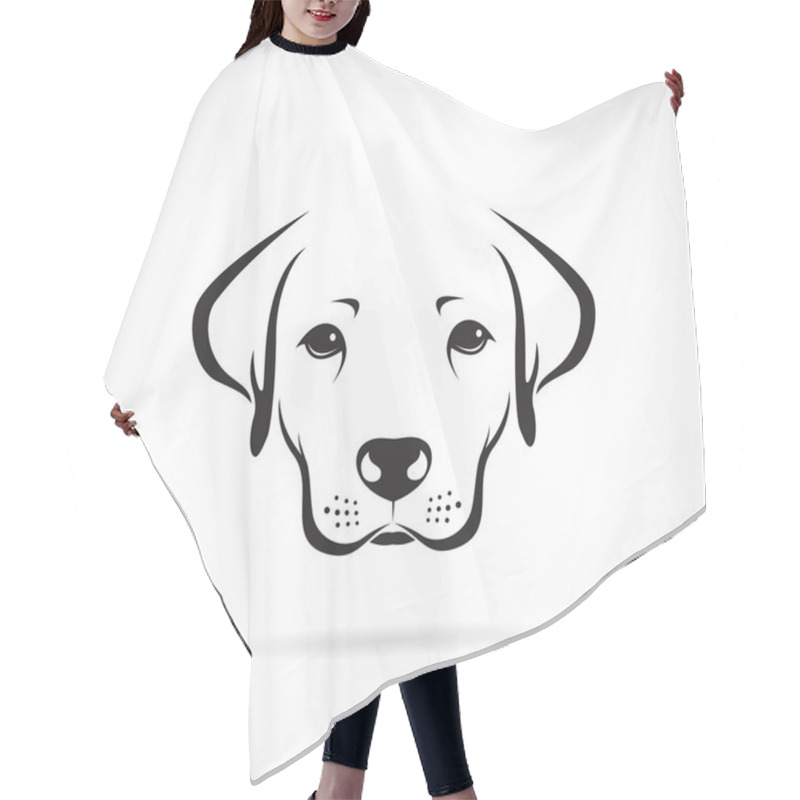 Personality  Vector Image Of An Dog Labrador On White Background Hair Cutting Cape