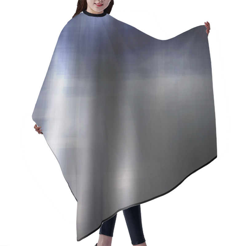 Personality  Abstract Metal Illustration Hair Cutting Cape