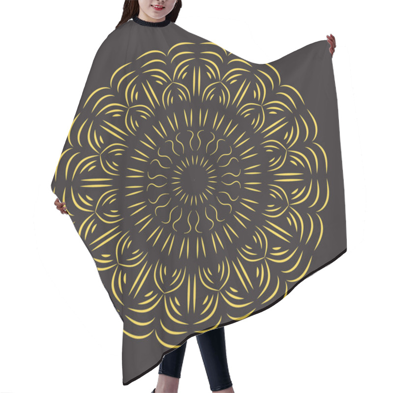 Personality  Mandala Create Design Good To See Hair Cutting Cape