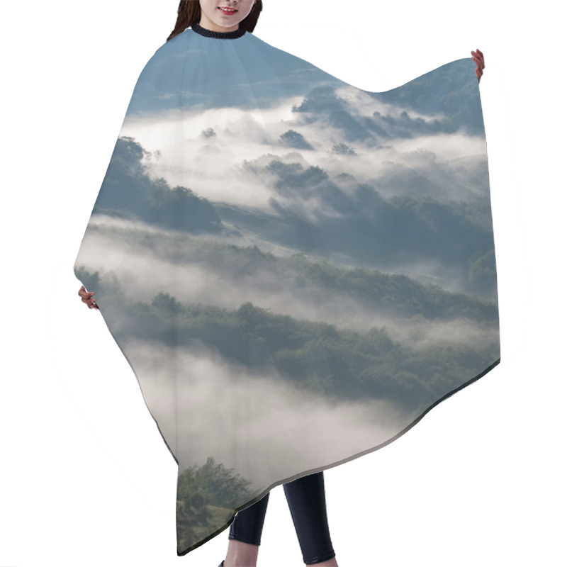 Personality  Majestic Mountains Landscape Hair Cutting Cape