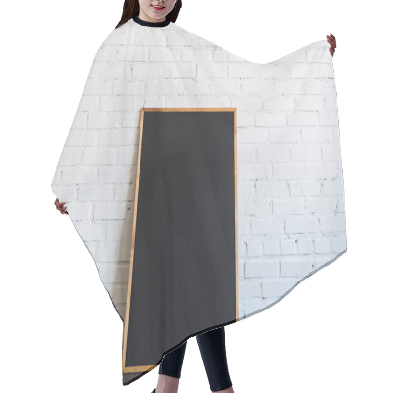 Personality  Chalkboard In Wooden Frame Hair Cutting Cape