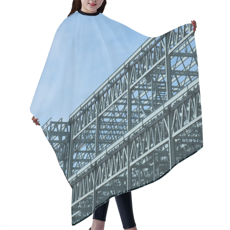 Personality  Steel Construction Frame Hair Cutting Cape