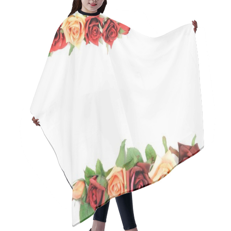 Personality  Rose Border Hair Cutting Cape