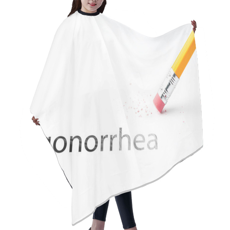 Personality  Pencil With Eraser Hair Cutting Cape