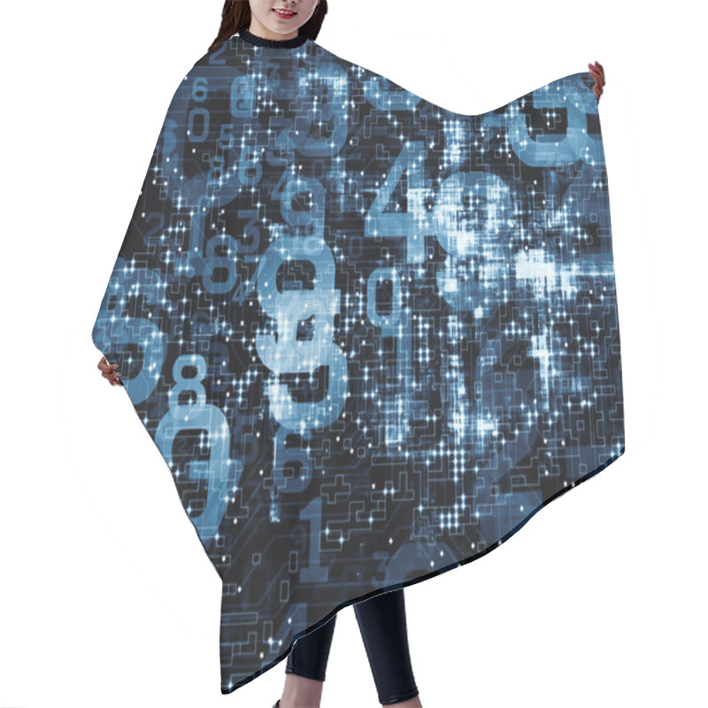 Personality  Number Background Hair Cutting Cape