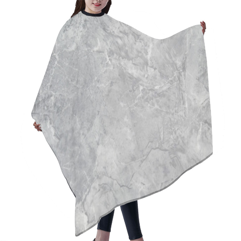 Personality  Gray Marble Surface Textute For Background. Hair Cutting Cape