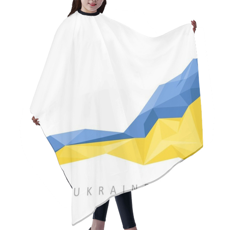 Personality  The National Symbol Of The Ukraine - Abstract Background Hair Cutting Cape