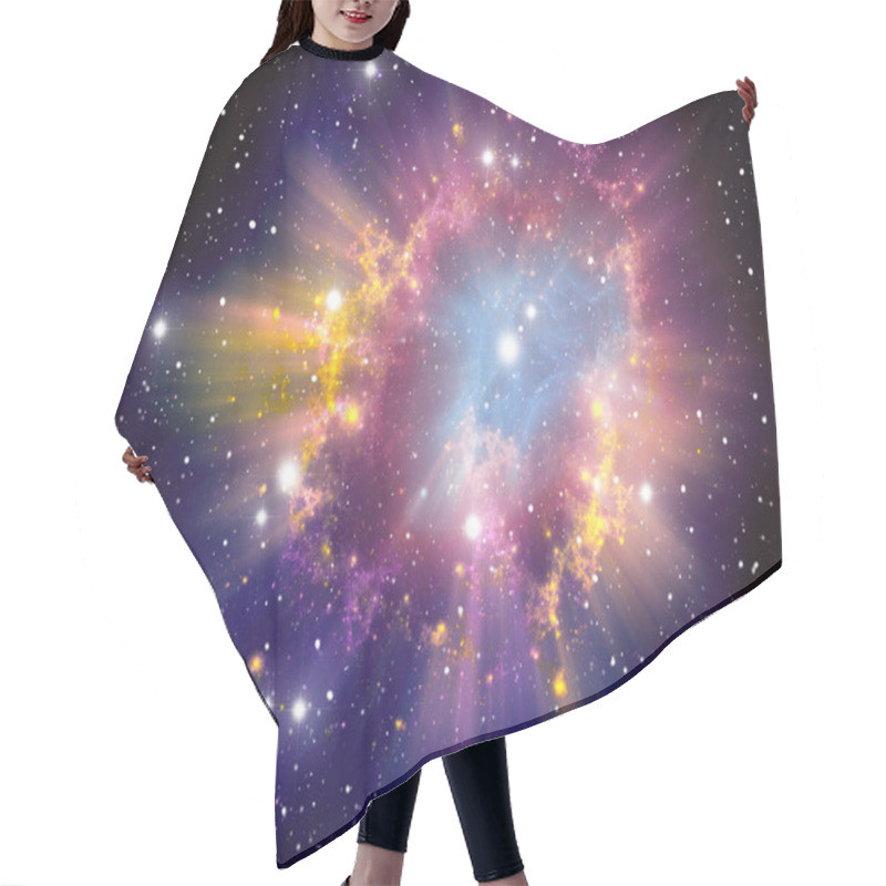 Personality  Supernova Explosion Hair Cutting Cape