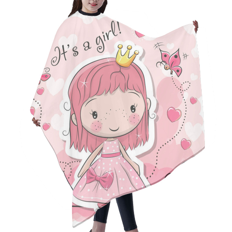 Personality  Cute Cartoon Fairy Tale Princess Hair Cutting Cape