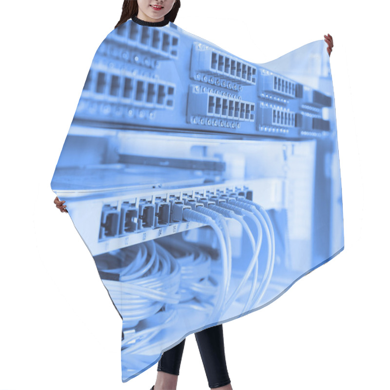 Personality  Communication And Internet Network Server Room Hair Cutting Cape