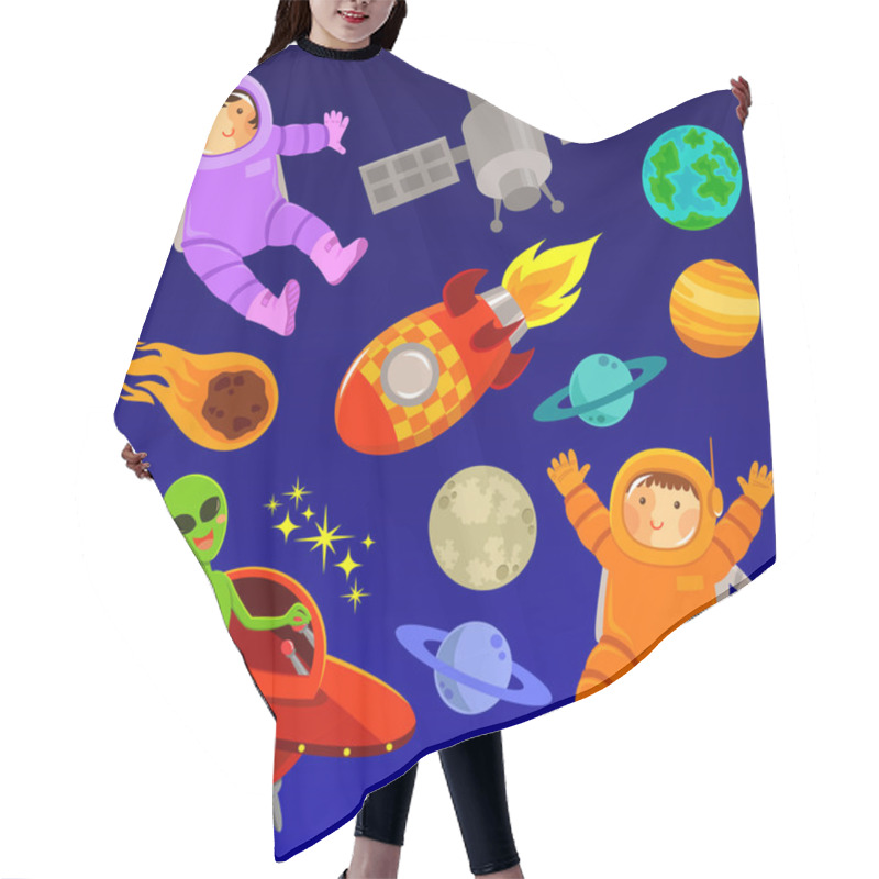 Personality  Space Elements Hair Cutting Cape