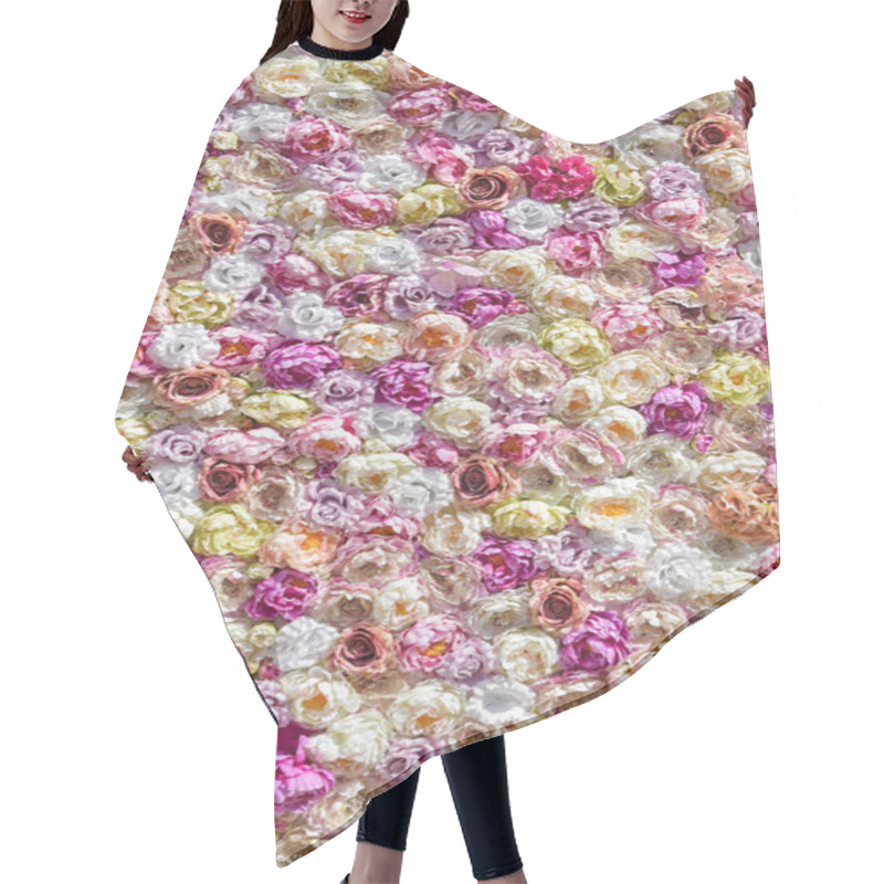 Personality  Roses Background In Summer Time Hair Cutting Cape