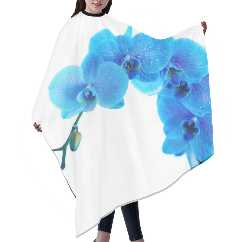 Personality  Beautiful Orchid Flowers  Hair Cutting Cape